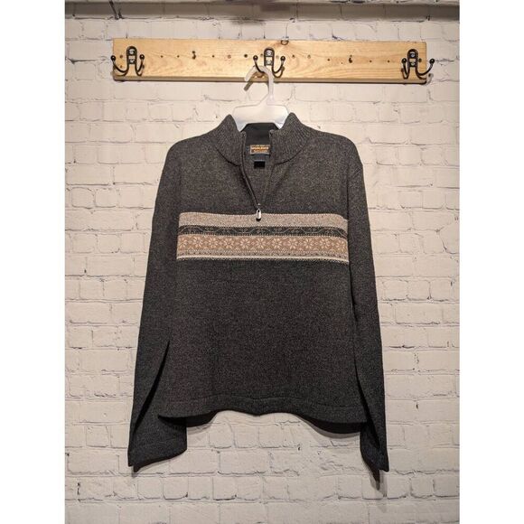 Woolrich new 1/4 zip quality sweater size large - Picture 1 of 4
